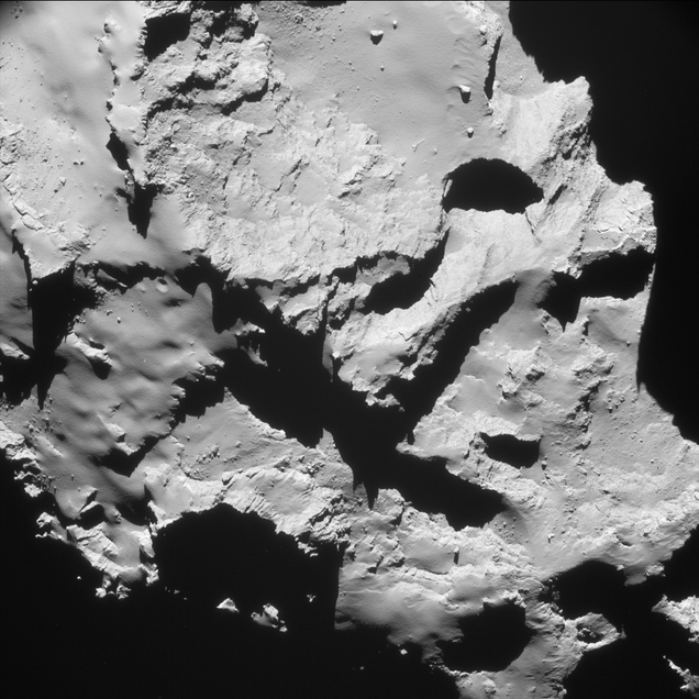 Comet 67P from 19.4 km.